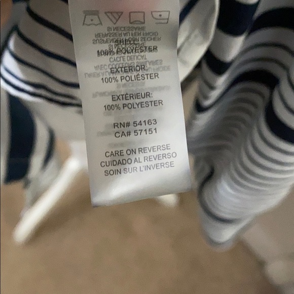 Calvin Klein Striped white and blue tunic - Picture 7 of 7